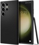 Spigen Liquid Air f&uuml;r Samsung Galaxy S23 Ultra -Matte Black | Air Cushion Tech,