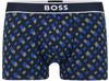 BOSS Herren Boxer Unterhose Shorts Trunk 24 Print, Farbe:Blau, Größe:L,