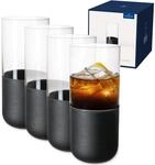 Villeroy & Boch - Manufacture Rock Longdrinkbecher Set 4 teilig 300 ml, MattSchwarzer