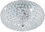 EGLO Deckenlampe Clemente, 2 flammige Deckenleuchte Modern, Elegant