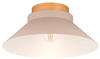 EGLO Deckenlampe Moharras, Deckenleuchte im Skandi und Boho Design, FSC100HB,