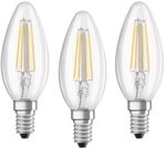 Osram LED Base Classic B Lampe, in Kerzenform mit E14-Sockel, nicht dimmbar, Ersetzt