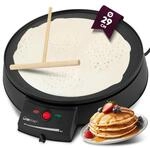 Clatronic&reg; Crepes Maker f&uuml;r Crepes mit &Oslash;29 cm | inkl. Teigverteiler | Crepe Maker
