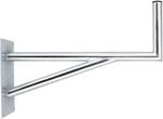Premium X 80cm Wandhalter mit St&uuml;tzelement Stahl verzinkt &Oslash; 48mm Winkel