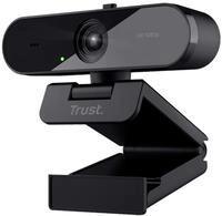 Trust TW-200 ECO Full HD-Webcam 1920 x 1080 Pixel Standfu&szlig;, Klemm-Halterung