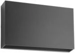 Lindby LED Wandleuchte au&szlig;en Jarte (Modern) in Schwarz (2 flammig,) -