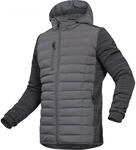 Leibw&auml;chter Hybridjacke Herren mit Kapuze &ndash; Kornblau &ndash; XS &ndash; Moderne &