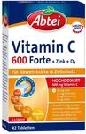 ABTEI Vitamin C 600 Forte - Vitamin C Tabletten - mit Zink & D3-42 St. | Vitamin C