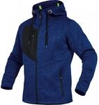 Leibw&auml;chter Unisex Strickjacke Casual-Line &ndash; Kornblau &ndash; Gr. XXL &ndash; Zip Hoodie