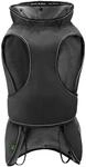 HUNTER Hundemantel UPPSALA 80, Farbe: schwarz, 2in1 Design mit herauskn&uuml;pfbarem
