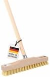 Rheinischer Wischer Kompakter Schrubber 28cm mit Holzstiel Stiel 120cm Holz