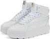 PUMA Damen Karmen Rebelle Mid Sneaker, White White, 40.5 EU