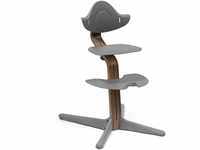 Stokke Nomi Stuhl, Walnuss/Grey - Inspiriert zu aktivem Sitzen - Ohne Werkzeug