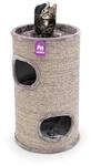 Petrebels Kratztonne f&uuml;r Katzen Dome 80 cm, Katzentonne mit 2 Eing&auml;ngen, Sisal &