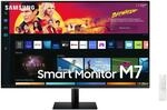 Samsung M7 Smart Monitor S32BM700UP, 32 Zoll, VA-Panel, Bildschirm mit Lautsprechern,
