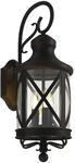Lindby Wandlampe au&szlig;en Laterne rostfarben, Aussenwandleuchte IP23 3x E14 max....