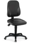 Arbeitsdrehstuhl Rl.Kunstlederpolster schwarz 450- 620mm BIMOS