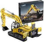 Cada C61082W Bl&ouml;cke Funktionaler Baubagger 1702 EL., Schwarz, Gelb