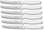 Victorinox | K&uuml;chenmesser-Set | 6 St&uuml;ck Wei&szlig; | Klingenl&auml;nge: 11cm | Extra
