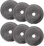 Bad Company Hantelscheiben 30/31 mm Kunststoff Paarweise (1-30 kg) oder als Set (3-90