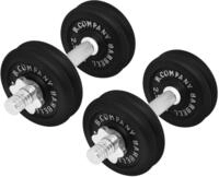 Guss Kurzhantel-Set 25Kg (2 x Kurzhantelstange 35cm und 8x2,5Kg Hantelscheiben)