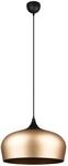 Trio Leuchten Pendelleuchte Chiron 310890108, Aluminium Schwarz matt, Schirm