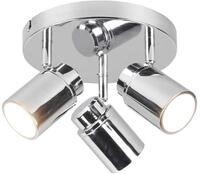 Trio Leuchten Bad Deckenleuchte Angelo 880430306, Metall Chrom, exklusiv Leuchtmittel