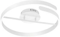 Reality Leuchten LED Deckenleuchte Parma R67071131, Metall Wei&szlig; matt, inkl. 37 Watt