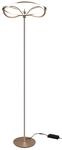 Trio Leuchten LED Stehleuchte Charivari 421210108, Metall Messing matt, inkl. 31 Watt