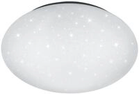 Reality Leuchten Deckenleuchten Putz R62684000, Kunststoff wei&szlig;, inkl. 18 Watt LED,