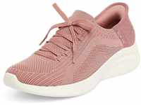 Skechers Damen Ultra Flex 3.0 Brilliant Path Sneakers,Sports Shoes, Mauve Knit/Pink