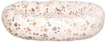TRIXIE Hundebett Lingo 60 &times; 55 cm in wei&szlig;/beige - Hundekissen mit weichem