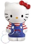 AIR-VAL Hello Kitty 2-in-1 Duschgel & Shampoo 400 ml mit 3D Figur | Blumiger