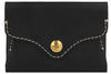 Fossil Brieftasche für Frauen Heritage, Leder Kartenetui schwarz L 9,8 cm, B 1,3 cm,