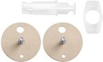 tesa Power.Kit-Adapter BK43-2, selbstklebendes Ersatzteil-Set, Metallplatte,
