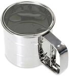 St&auml;dter 705005 Einhand- Mehlsieb Sieb, Antihaftbeschichtet, grau, 14 x 14 x 6,5 cm,