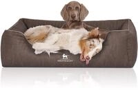 Knuffelwuff Orthop&auml;disches Hundebett Tampa aus laser-gestepptem Kunstleder XXL...