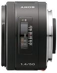 Sony SAL-50F14 Standard-Premium-Objektiv (50 mm, F1,4, A-Mount Vollformat, geeignet