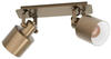 EGLO Deckenstrahler Southery, 2-flammige Deckenlampe mit schwenkbaren Spots, elegante