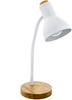 EGLO Tischlampe Veradal, 1 flammige Schreibtischlampe, skandinavisch, Tischleuchte