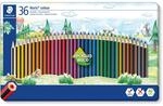 STAEDTLER Noris colour 185 Buntstifte &ndash; 36 Farben, Metalletui | Aus recyceltem