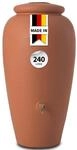 GARANTIA ANTIK Regentonne 240 Liter terrakotta Amphore, Wassertank | Regenfass,