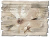 ARTland Wandbild aus Holz Shabby Chic Holzbild rechteckig 40x30 cm Querformat...