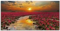 ARTland Wanddeko Glasbilder Wandbild Glas Bild einteilig 100x50 cm Querformat...