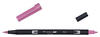 Tombow AB-T703 Fasermaler ABT Dual Brush Pen mit zwei Spitzen, pink rose, 1 Stück
