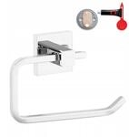 tesa DELUXXE Toilettenpapierhalter ohne Deckel - 160 mm x 99 mm x 45 mm 