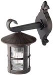 Brilliant Jordy Wandleuchte schwarz-rost-braun/gewischt 45582/60