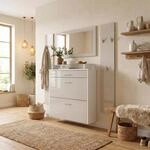 Vladon Garderobe Malea, Garderobenset bestehend aus 1 H&auml;ngeschuhschrank, 1