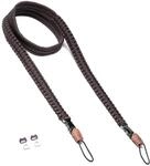 C-Rope Kameragurt THE TRAVELER handgeflochten aus Paracord, Schultergurt mit