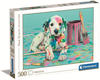 Clementoni 35150 Hund Collection-The Funny Dalmatian, Puzzle 500 Teile Für